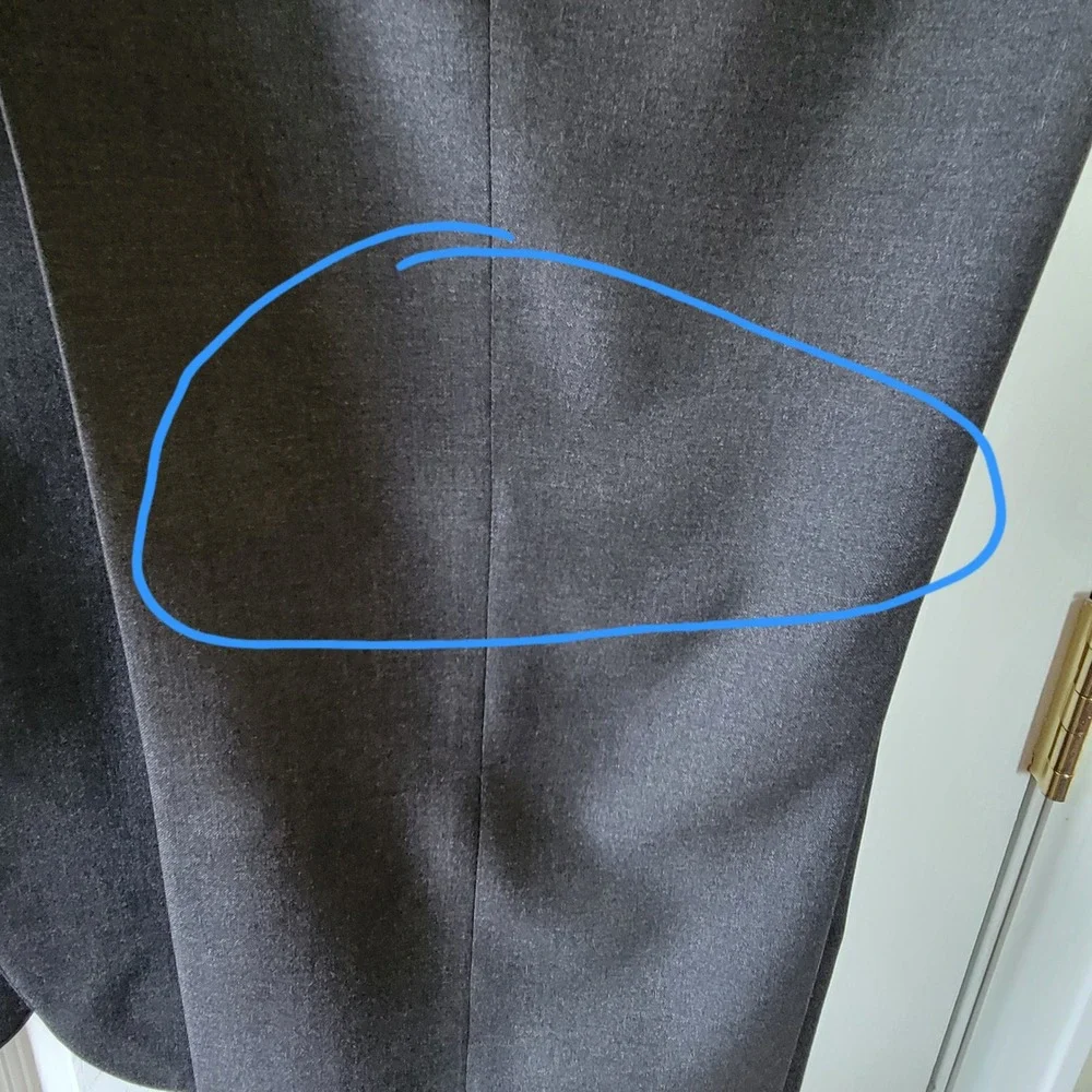 Racquet Club Mens 2 Piece Suit Charcoal Gray 42 Blazer 38x32 Pants KG Mens Store